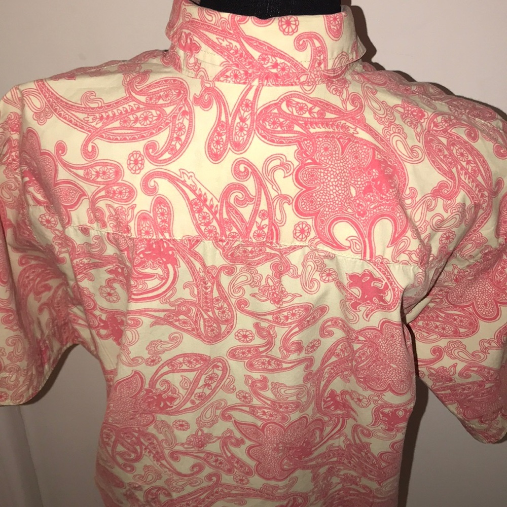 Diesel Men’s Paisley Print Button Down Size XL - Picture 6 of 8